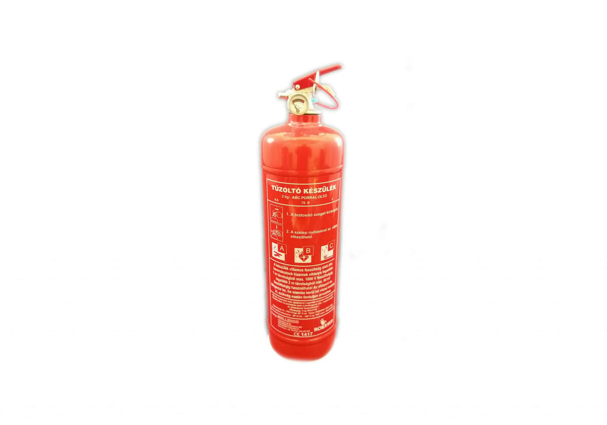 Extinctor 2kg, 13A, 89B și C, cu pulbere