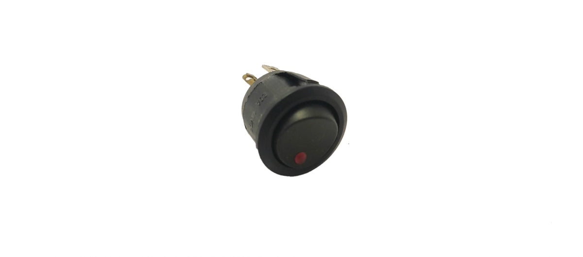 Comutator basculant rotund cu LED-uri 