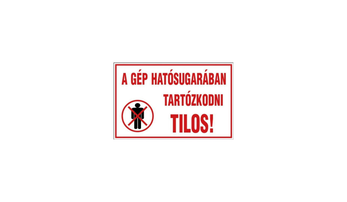 Este interzis să stați în raza de acțiune a mașinii Matrica A! 