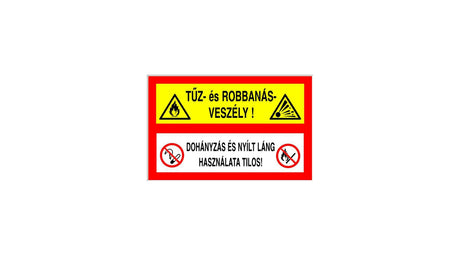 Pericol de incendiu și explozie Matrica 