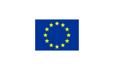 Placă de identificare autocolant cu steagul UE 