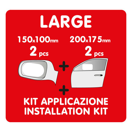 Set folie hidrofobă Clear-View cu nanotehnologie, folie adezivă hidrofobă