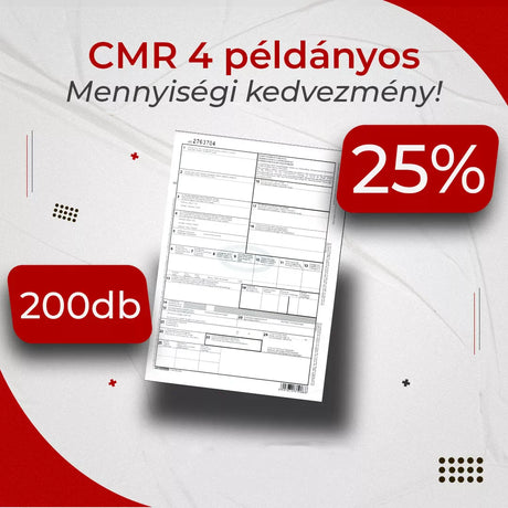 Formular CMR în pachet de 200 bucăți 