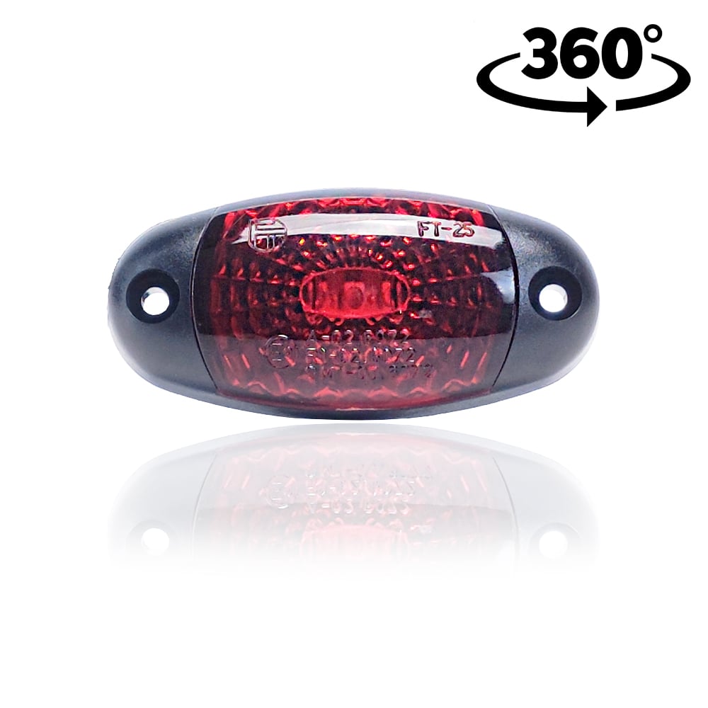 Lumină de poziție LED oval mic 