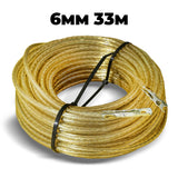 Cablu vamal din oțel de 6 mm, cu capete montate 