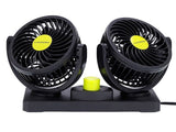 Ventilator auto, dublu, 8W 