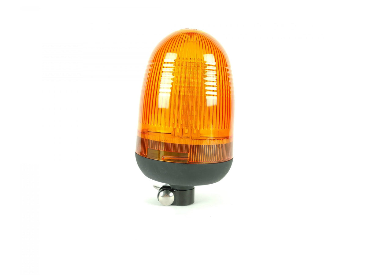 Lampa intermitentă cu LED galben, 80 LED-uri, montabilă pe țeavă 