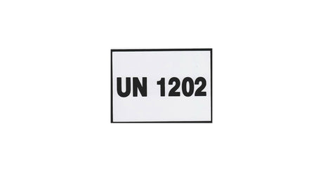 Etichetă ADR UN1202 (motorină) 7,5-10cm 