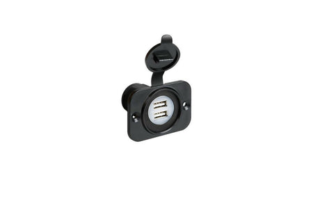 Încărcător auto USB dublu încorporabil 