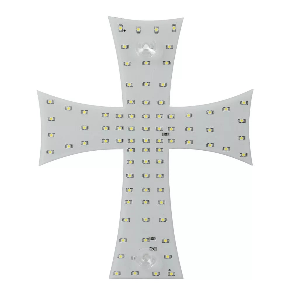 Iluminat decorativ pentru camion cu LED alb în formă de cruce 24V 