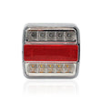 Lampă LED remorcă spate, 4 funcții prismatice, 12V/24V