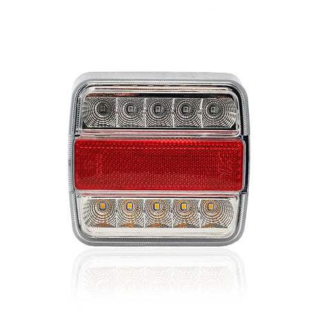 Lampă LED remorcă spate, 4 funcții prismatice, 12V/24V