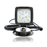 Lampă de lucru LED pătrată magnetică cu brichetă auto 