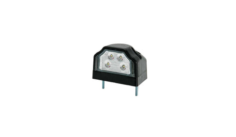 Lampă număr mare negru cu 4 LED-uri 