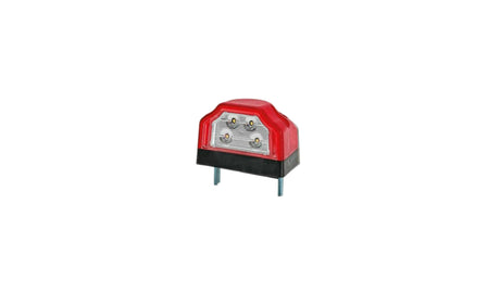 Lampă număr mare roșu cu 4 LED-uri 