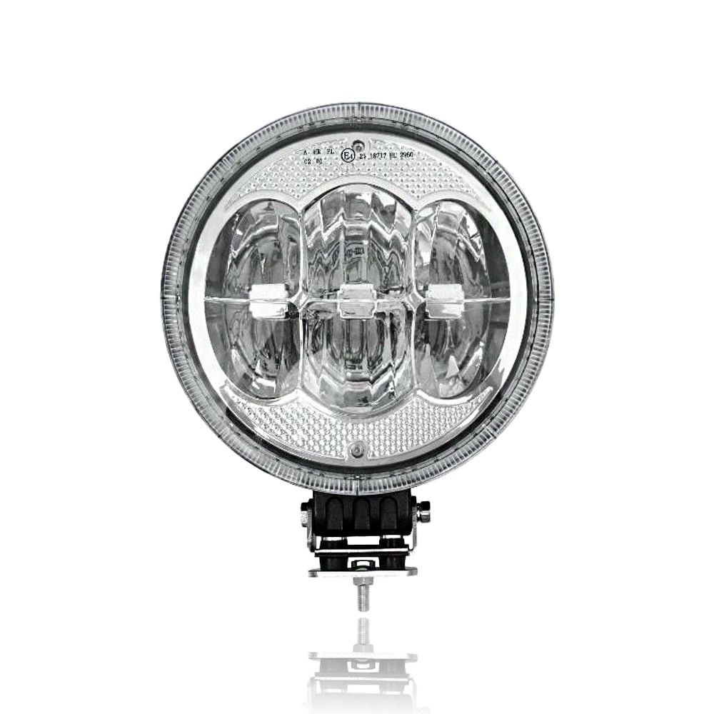 Proiector LED rotund alb 