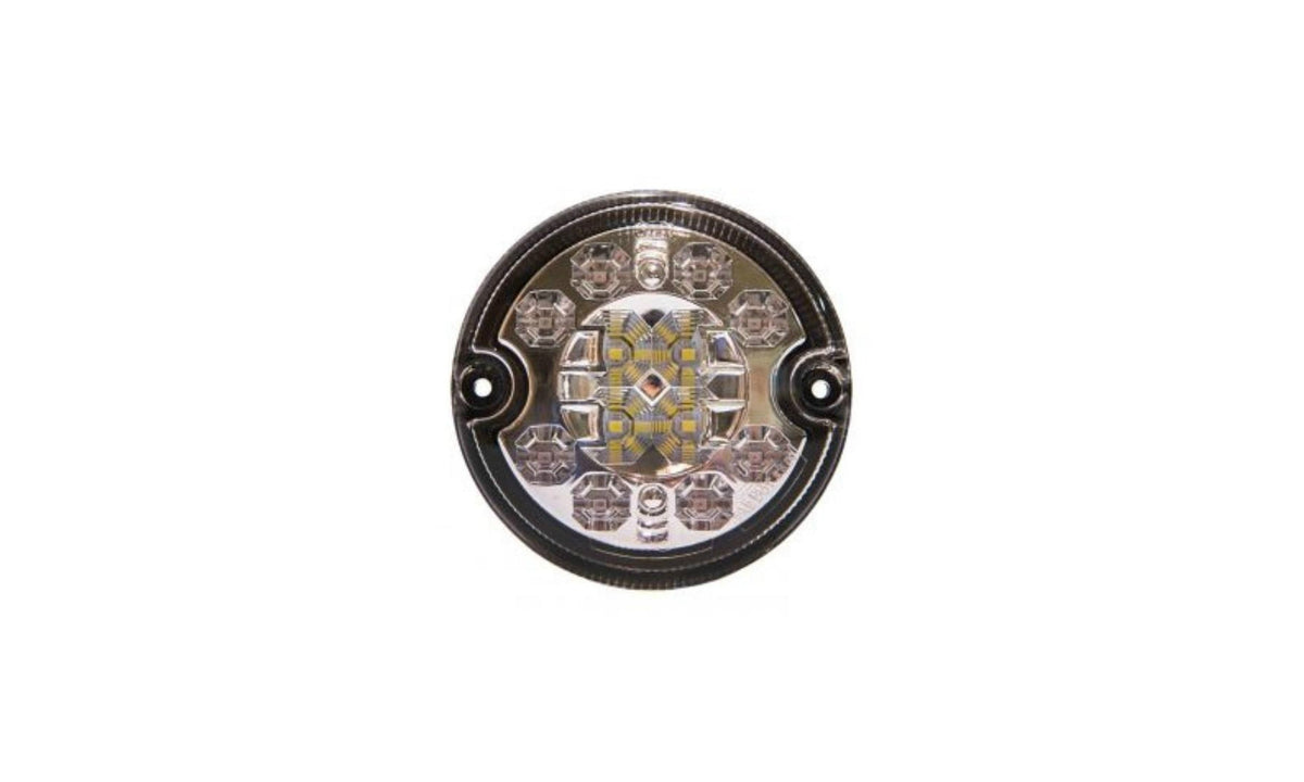Lampă cerc cu LED-uri, 2 funcții cod, marșarier 12/24V 