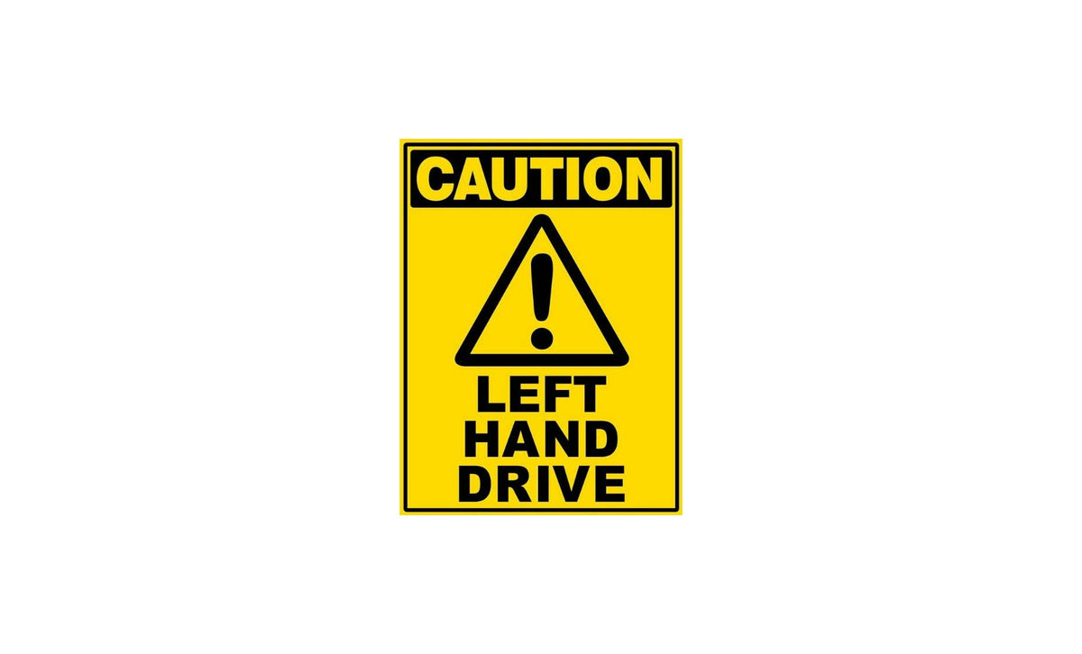 Autocolant LEFT HAND DRIVE (Conducere pe partea stângă) 30x40cm 