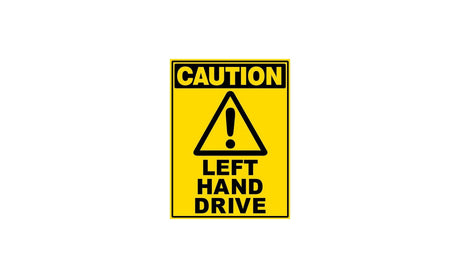 Autocolant LEFT HAND DRIVE (Conducere pe partea stângă) 30x40cm 
