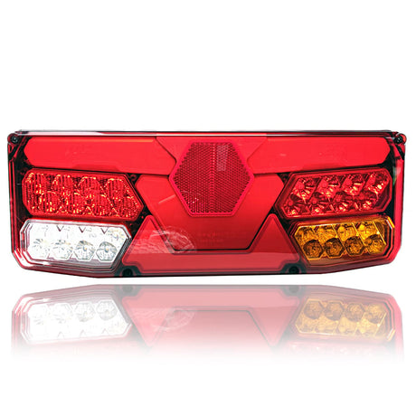 Lampă LED 7 funcții universală cu număr de înmatriculare 12-24V 