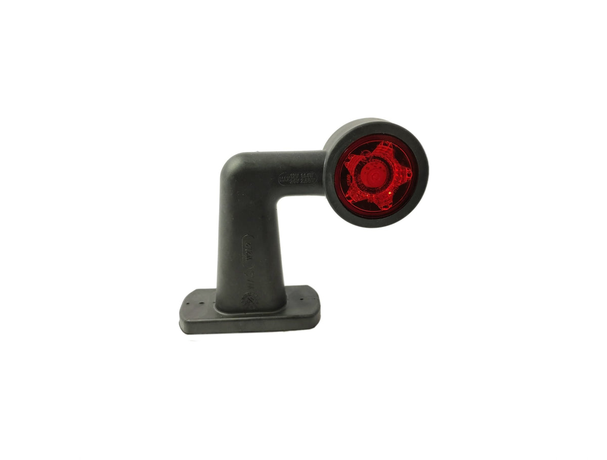 Lampă de cauciuc cu indicator de lățime, cot cu LED stea 