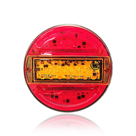 Lămpă cerc bandă indexată cu LED-uri 12/24V subțire 