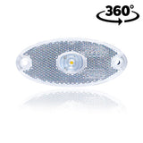 LED poziție lampă oval 