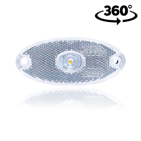 LED poziție lampă oval 