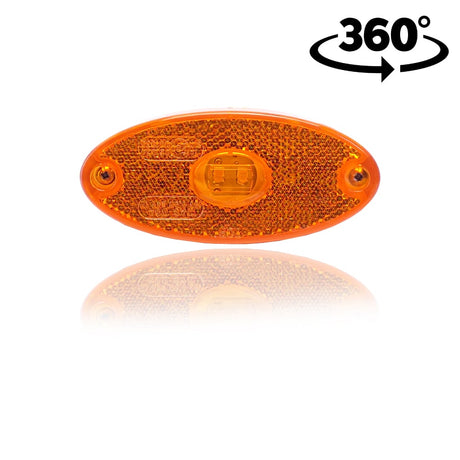 LED poziție lampă oval 