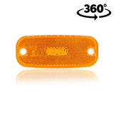 Lampa poziție LED rotunjită 2LED 12/24V 
