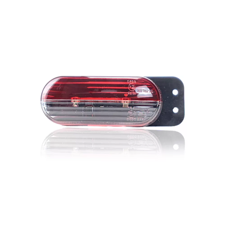 Lampă de poziție roșie albă cu LED 12/24V 