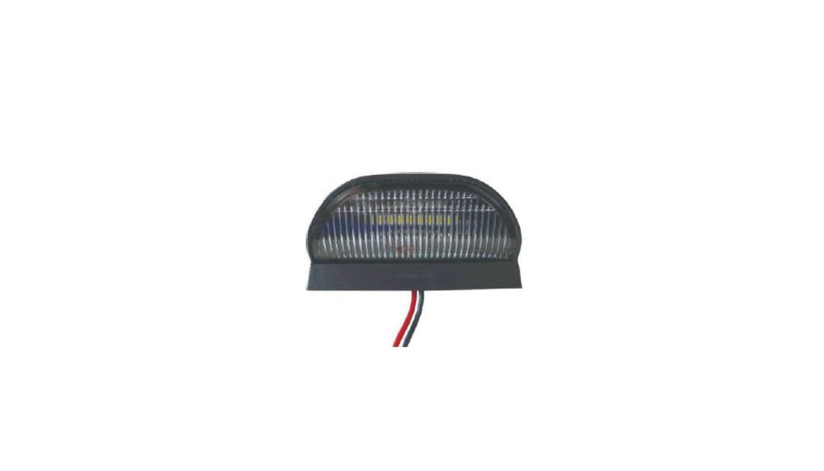 Lampă număr rotund negru 5LED 