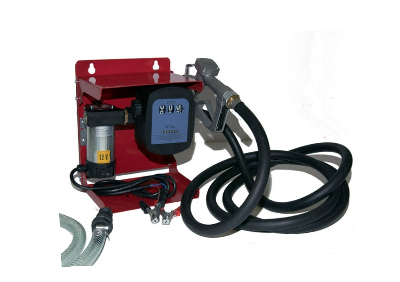 Pompă și încărcător de combustibil, cu ceas 12V 40L/min. 