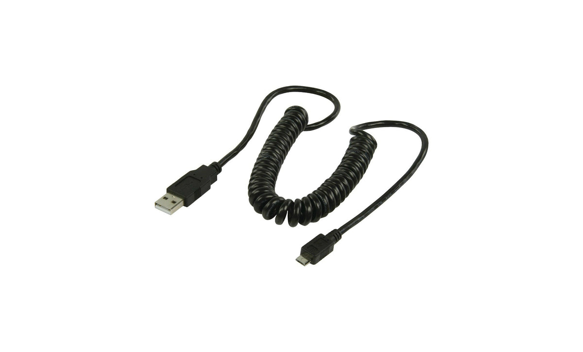 Cablu de încărcare USB USB-A micro USB-B spirală 2m 