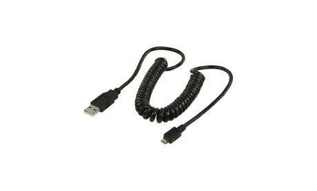 Cablu de încărcare USB USB-A micro USB-B spirală 2m 