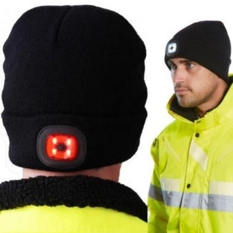 Șapcă luminoasă cu LED dublu reîncărcabilă 
