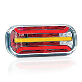 Lampă LED cu 6 funcții, index dinamic cu prismă 12/24V 