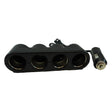 Distribuitor de brichetă auto cu 4 ieșiri și indicator LED roșu 