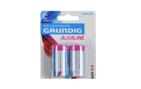 Baterie alcalină LR14 baby 3000mAh 2 buc 