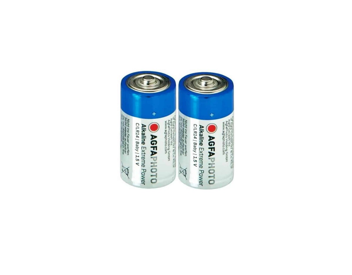 Baterie alcalină LR14 baby 1,5V 2 buc 