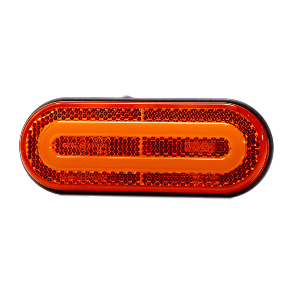 Lampa de poziție LED rotunjită transparentă 12-36V 