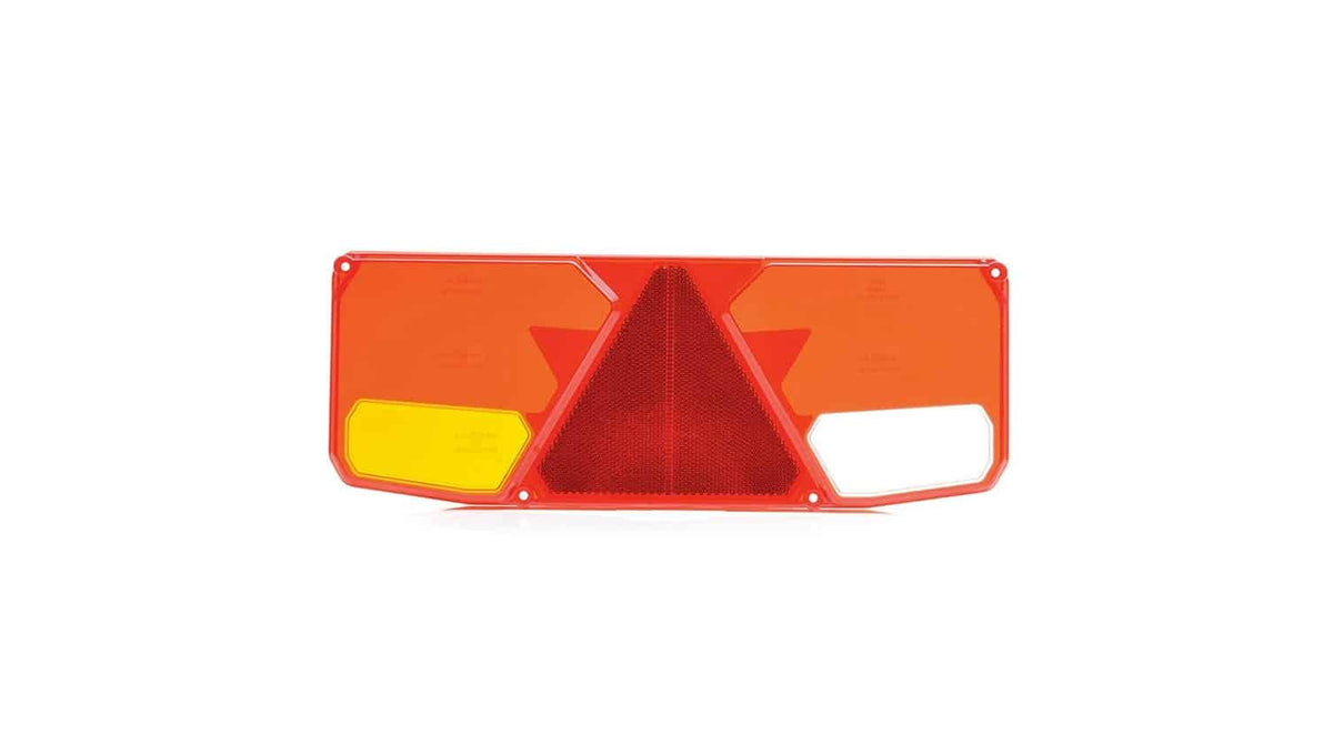 Lampă LED cu 7 funcții cu abajur prismă triunghiulară 
