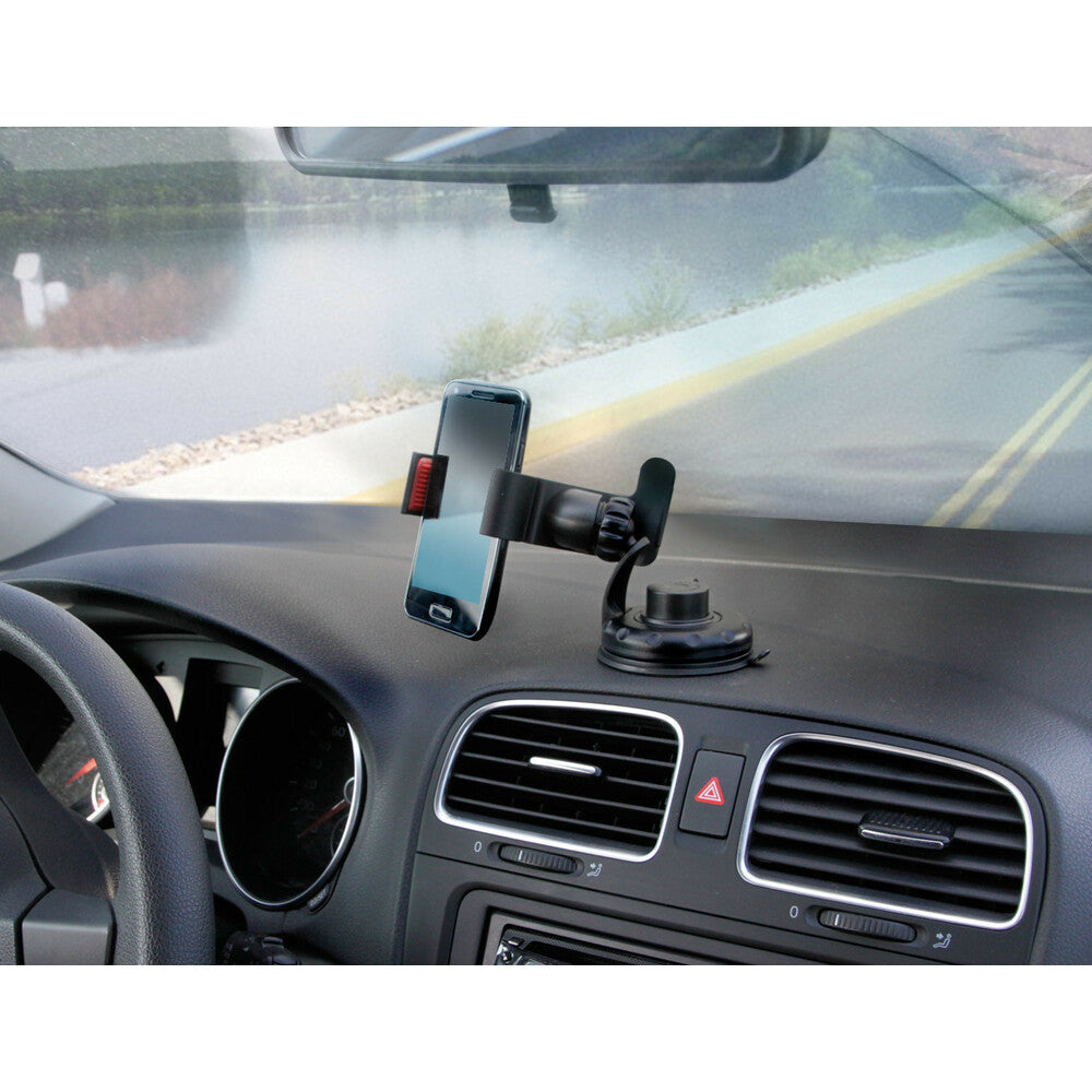 Suport auto telefon, ventuză, Lampa Quick-Clip 2