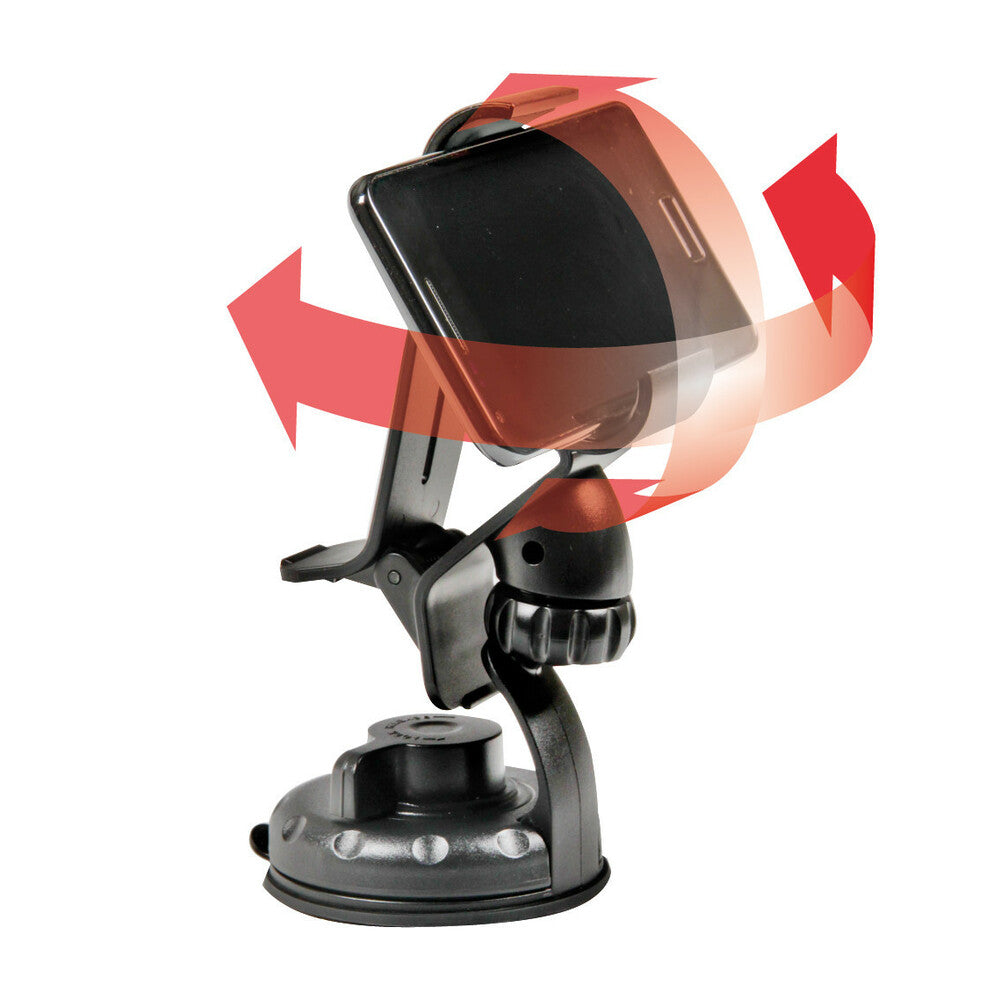 Suport auto telefon, ventuză, Lampa Quick-Clip 2