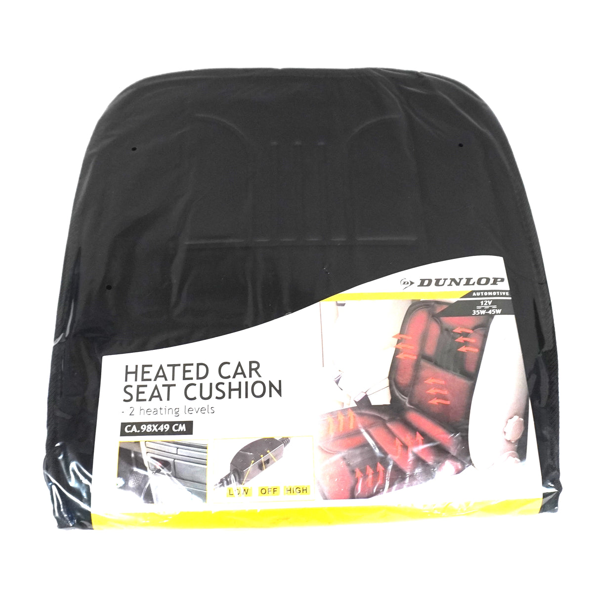 Husă scaun auto, funcție încălzire, 2 trepte, 12V