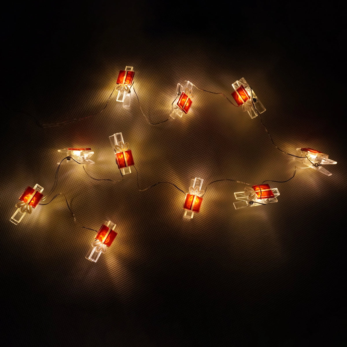 Instalație de Crăciun, 10 LED-uri, 120 cm