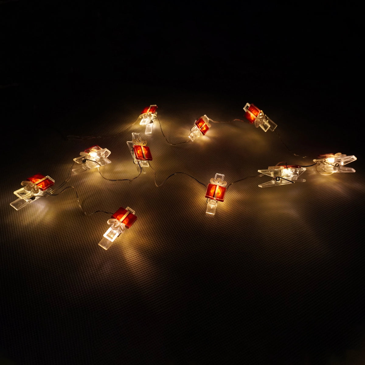 Instalație de Crăciun, 10 LED-uri, 120 cm