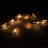 Instalație de Crăciun, 10 LED-uri, 120 cm