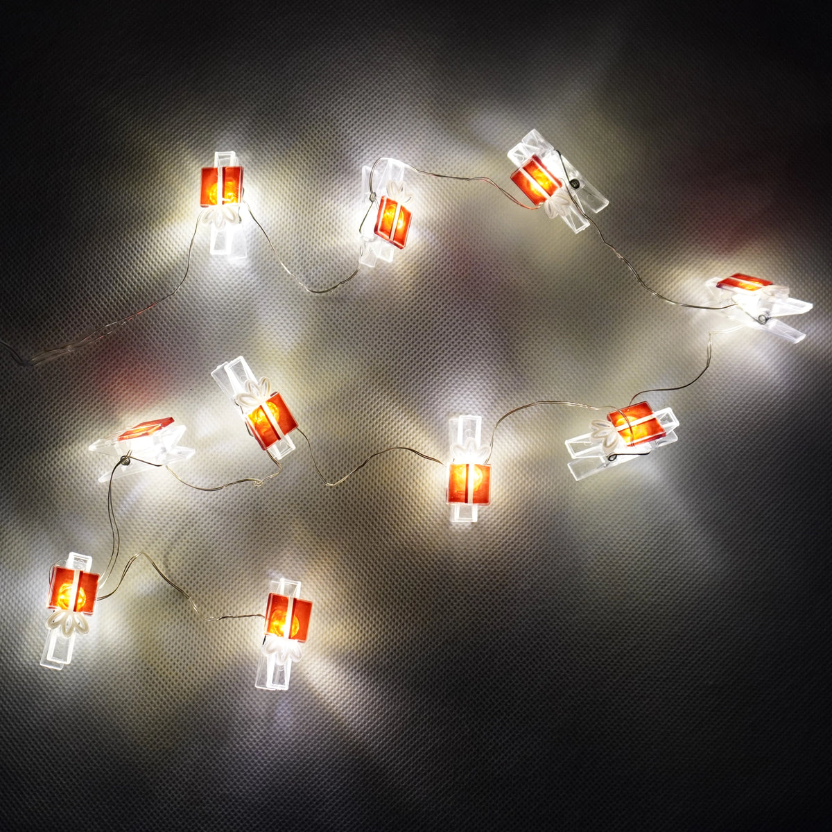 Instalație de Crăciun, 10 LED-uri, 120 cm