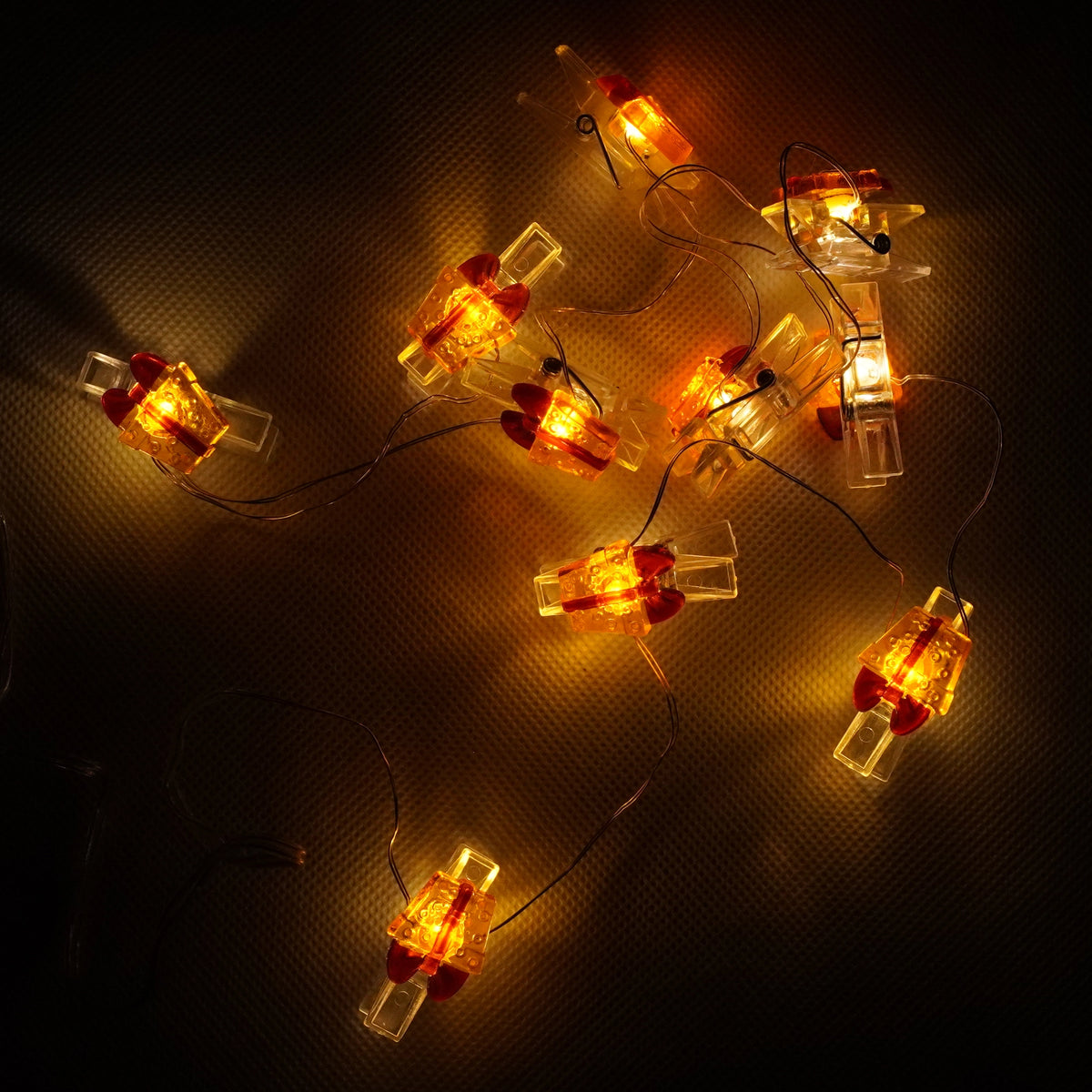 Instalație de Crăciun, 10 LED-uri, 120 cm